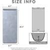 imageKante 203quot H Tall Rectangular Concrete Planter Modern Square Diameter Plant Pot with Drainage Hole and Rubber Plug for Indoor Outdoor Home Patio Garden Pure WhiteSlate Gray