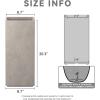 imageKante 203quot H Tall Rectangular Concrete Planter Modern Square Diameter Plant Pot with Drainage Hole and Rubber Plug for Indoor Outdoor Home Patio Garden Pure WhiteWeathered Concrete