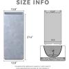 imageKante 203quot H Tall Rectangular Concrete Planter Modern Square Diameter Plant Pot with Drainage Hole and Rubber Plug for Indoor Outdoor Home Patio Garden Pure WhiteSlate Gray