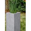 imageKante 203quot H Tall Rectangular Concrete Planter Modern Square Diameter Plant Pot with Drainage Hole and Rubber Plug for Indoor Outdoor Home Patio Garden Pure WhiteNatural Concrete