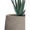 imageKante 216quot169quotand 125quot Dia Round Pure White Elegant Planters Set of 3 Outdoor Indoor Garden Plant Pot with Drainage Hole and Rubber Plug for Home ampamp PatioWeathered Concrete