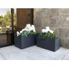 imageKante 232quot L Long Rectangular Concrete Planter Large Outdoor Indoor Garden Pots with Drainage Hole and Rubber Plug Pure WhiteCharcoal