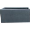 imageKante 232quot L Long Rectangular Concrete Planter Large Outdoor Indoor Garden Pots with Drainage Hole and Rubber Plug Pure WhiteCharcoal