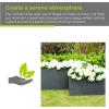 imageKante 232quot L Long Rectangular Concrete Planter Large Outdoor Indoor Garden Pots with Drainage Hole and Rubber Plug Pure WhiteCharcoal
