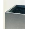 imageKante 232quot L Long Rectangular Concrete Planter Large Outdoor Indoor Garden Pots with Drainage Hole and Rubber Plug Pure WhiteDark Gray