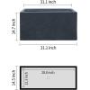 imageKante 232quot L Long Rectangular Concrete Planter Large Outdoor Indoor Garden Pots with Drainage Hole and Rubber Plug Pure WhiteDark Gray