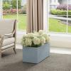 imageKante 232quot L Long Rectangular Concrete Planter Large Outdoor Indoor Garden Pots with Drainage Hole and Rubber Plug Pure WhiteGray