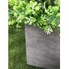 imageKante 232quot L Long Rectangular Concrete Planter Large Outdoor Indoor Garden Pots with Drainage Hole and Rubber Plug Pure WhiteGray Concrete