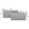 imageKante 232quot L Long Rectangular Concrete Planter Large Outdoor Indoor Garden Pots with Drainage Hole and Rubber Plug Pure WhiteGray Concrete