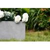imageKante 232quot L Long Rectangular Concrete Planter Large Outdoor Indoor Garden Pots with Drainage Hole and Rubber Plug Pure WhiteNatural Concrete