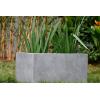 imageKante 232quot L Long Rectangular Concrete Planter Large Outdoor Indoor Garden Pots with Drainage Hole and Rubber Plug Pure WhiteNatural Concrete