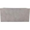imageKante 232quot L Long Rectangular Concrete Planter Large Outdoor Indoor Garden Pots with Drainage Hole and Rubber Plug Pure WhiteWeathered Concrete