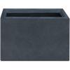 imageKante 236quot L Rectangular Concrete Planters Outdoor Indoor Modern Plant Pot with Drainage Hole and Rubber Plug for Garden Patio Pure White FinishCharcoal