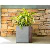 imageKante 236quot L Rectangular Concrete Planters Outdoor Indoor Modern Plant Pot with Drainage Hole and Rubber Plug for Garden Patio Pure White FinishTimber Ridge