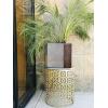 imageKante 236quot L Rectangular Concrete Planters Outdoor Indoor Modern Plant Pot with Drainage Hole and Rubber Plug for Garden Patio Pure White FinishTimber Ridge