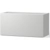 imageKante 236quot L Rectangular Concrete Planters Outdoor Indoor Modern Plant Pot with Drainage Hole and Rubber Plug for Garden Patio Pure White FinishWhite
