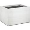 imageKante 236quot L Rectangular Concrete Planters Outdoor Indoor Modern Plant Pot with Drainage Hole and Rubber Plug for Garden Patio Pure White FinishWhite