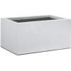 imageKante 236quot L Rectangular Concrete Planters Outdoor Indoor Modern Plant Pot with Drainage Hole and Rubber Plug for Garden Patio Pure White FinishWhite