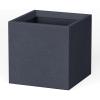 imageKante 10 Inch Square Concrete Planter for Outdoor Indoor Home Patio Garden Large Plant Pot with Drainage Hole and Rubber Plug Pure WhiteCharcoal