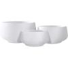 imageKante 216quot169quotand 125quot Dia Round Pure White Elegant Planters Set of 3 Outdoor Indoor Garden Plant Pot with Drainage Hole and Rubber Plug for Home ampamp PatioPure White