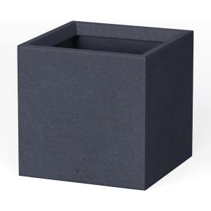 imageKante 10 Inch Square Concrete Planter for Outdoor Indoor Home Patio Garden Large Plant Pot with Drainage Hole and Rubber Plug Pure WhiteCharcoal