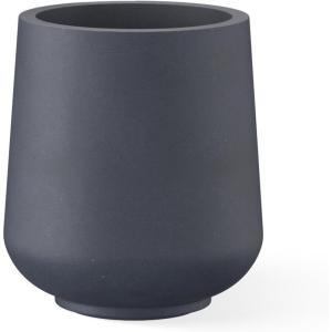 imageKante 116quot Dia Round Concrete Planter Outdoor Indoor Large Plant Pots Containers with Drainage Hole and Rubber Plug for Home Garden Patio Pure WhiteCharcoal
