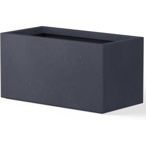 imageKante 232quot L Long Rectangular Concrete Planter Large Outdoor Indoor Garden Pots with Drainage Hole and Rubber Plug Pure WhiteCharcoal