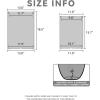 imageKante 157quot H Tall Rectangular Concrete Planters Outdoor Indoor Lightweight Plant Pots with Drainage Hole and Rubber Plug Modern Style for Home Garden Patio CharcoalSlate Gray