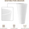 imageKante Tall Round Planter Set of 2 23quot H Large Decorative Planter Pots for Outdoor Indoor Garden Patio Front Porch BlackWhite
