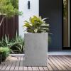 imageKante 157quot H Tall Rectangular Concrete Planters Outdoor Indoor Lightweight Plant Pots with Drainage Hole and Rubber Plug Modern Style for Home Garden Patio Natural Concrete157 H