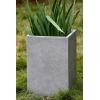 imageKante 157quot H Tall Rectangular Concrete Planters Outdoor Indoor Lightweight Plant Pots with Drainage Hole and Rubber Plug Modern Style for Home Garden Patio Natural Concrete19 Inch Tall