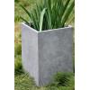 imageKante 157quot H Tall Rectangular Concrete Planters Outdoor Indoor Lightweight Plant Pots with Drainage Hole and Rubber Plug Modern Style for Home Garden Patio Natural Concrete19 Inch Tall