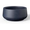 imageKante 161quot Dia Round Curvy Concrete Planter Large Plant Pots with Drainage Hole and Rubber Plug for Indoor Outdoor Plants Flower Pot for Home Garden Patio Porch CharcoalCharcoal