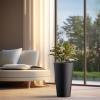imageKante Tall Concrete Planter 158 Inch Height Large Flower Pot for Indoor Outdoor Plants Suitable for Home Patio Garden Porch BlackBlack