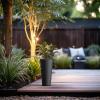 imageKante Tall Concrete Planter 158 Inch Height Large Flower Pot for Indoor Outdoor Plants Suitable for Home Patio Garden Porch BlackBlack