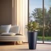 imageKante Tall Concrete Planter 158 Inch Height Large Flower Pot for Indoor Outdoor Plants Suitable for Home Patio Garden Porch BlackCharcoal