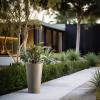imageKante Tall Concrete Planter 158 Inch Height Large Flower Pot for Indoor Outdoor Plants Suitable for Home Patio Garden Porch BlackWeathered Concrete
