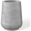 imageKante 14 Inch Tall Round Concrete Planters Large Flower Pot with Drainage Hole and Rubber Plug for Home Patio Garden Suitable for Indoor Outdoor Plants Natural Concrete