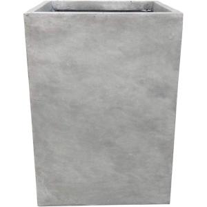 imageKante 157quot H Tall Rectangular Concrete Planters Outdoor Indoor Lightweight Plant Pots with Drainage Hole and Rubber Plug Modern Style for Home Garden Patio Natural Concrete19 Inch Tall