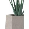 imageKante Hexagon Concrete Planter 173 Inch Tall Outdoor Indoor Flower Pots with Drainage Holes and Rubber Plug for Home Patio Garden Weathered ConcreteWeathered Concrete