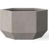 imageKante Hexagon Concrete Planter 173 Inch Tall Outdoor Indoor Flower Pots with Drainage Holes and Rubber Plug for Home Patio Garden Weathered ConcreteWeathered Concrete
