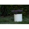imageKante 98quot126quot157quot Dia Round Concrete Planter Set of 3 Modern Style Large Cylindrical Plant Pot with Drainage Hole and Rubber Plug for Indoor Outdoor Patio BlackPure White