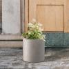 imageKante 98quot126quot157quot Dia Round Concrete Planter Set of 3 Modern Style Large Cylindrical Plant Pot with Drainage Hole and Rubber Plug for Indoor Outdoor Patio BlackWeathered Concrete