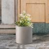 imageKante 98quot126quot157quot Dia Round Concrete Planter Set of 3 Modern Style Large Cylindrical Plant Pot with Drainage Hole and Rubber Plug for Indoor Outdoor Patio BlackWeathered Concrete