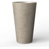 imageKante Tall Concrete Planter Set of 2 158 Inch Height Large Flower Pot for Indoor Outdoor Plants Suitable for Home Patio Garden Porch Weathered ConcreteWeathered Concrete