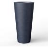 imageKante Tall Concrete Planter Set of 2 158 Inch Height Large Flower Pot for Indoor Outdoor Plants Suitable for Home Patio Garden Porch Weathered ConcreteCharcoal