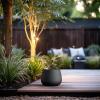 imageKante Curva Series Planter 102 Inch Round Concrete Flower Pot with Draiange Hole and Rubber Plug Suitable for Indoor Plants Home Garden Patio BlackBlack