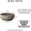 imageKante Round Fulted Planter 11 Inch Dia Large Concrete Plant Pots with Drainage Hole and Rubber Plug Modern Decor for Indoor Outdoor Plants Flower BlackWeathered Concrete
