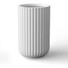 imageKante Round Fulted Planter 11 Inch Dia Large Concrete Plant Pots with Drainage Hole and Rubber Plug Modern Decor for Indoor Outdoor Plants Flower BlackWhite
