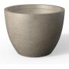 imageKante 142 Inch Round Concrete Planter  Classic Large IndoorOutdoor Plant Pot with Drainage Hole and Rubber Plug Suitable for Gardens and Patios Weathered ConcreteWeathered Concrete
